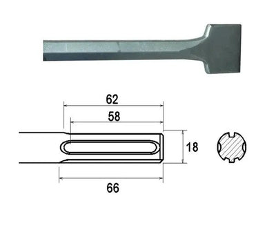 Max Straight Scaling Chisel
