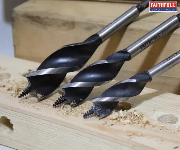 Tri-Point Speed Auger Bit Set - imagen 3