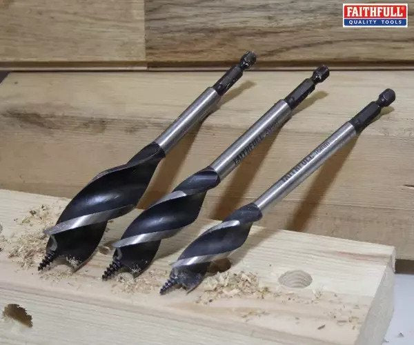 Tri-Point Speed Auger Bit Set - imagen 4