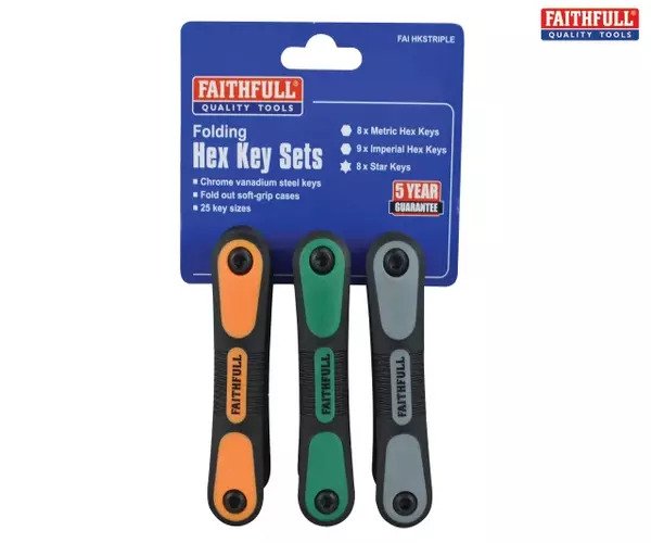 Folding Hexagonal Key Set, - imagen 2