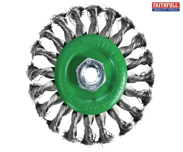 Flat Twist Knot Wire Brush - imagen 2