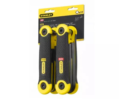 Metric & Imperial Folding Hexagon Key Set