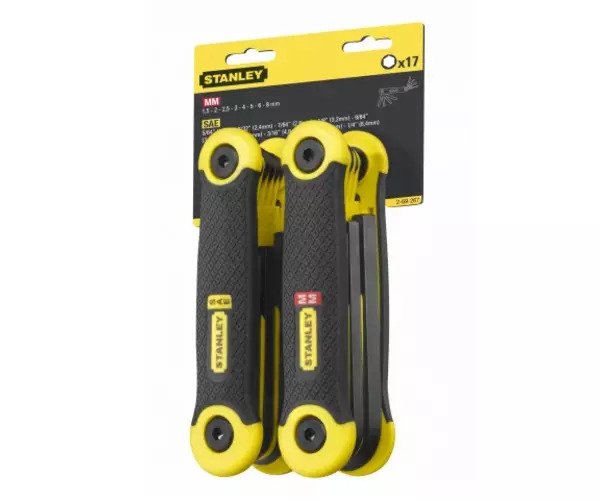 Metric & Imperial Folding Hexagon Key Set