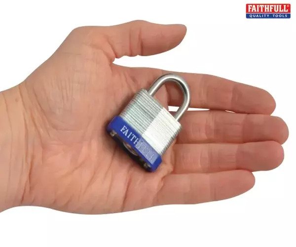 Laminated Steel Padlock - imagen 4