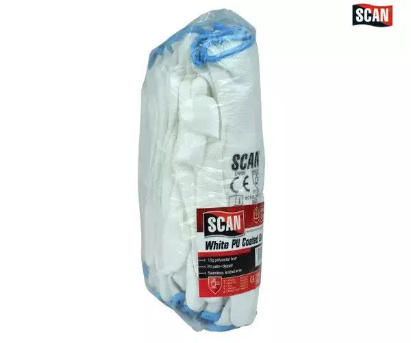 White PU Coated Gloves
