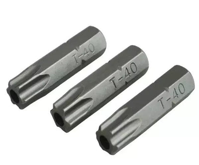 Faithfull Torx S2 Grade Steel Screwdriver Bits TX40 x 25mm (Pack 3) – – Now available at MTN Shop UK.