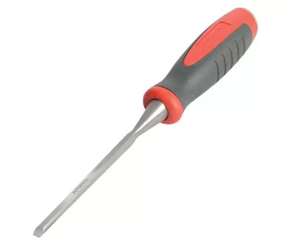 Bevel Edge Chisel Red Soft Grip