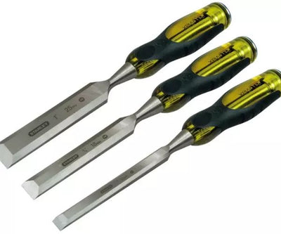 Bevel Edge Chisel with Thru Tang Set
