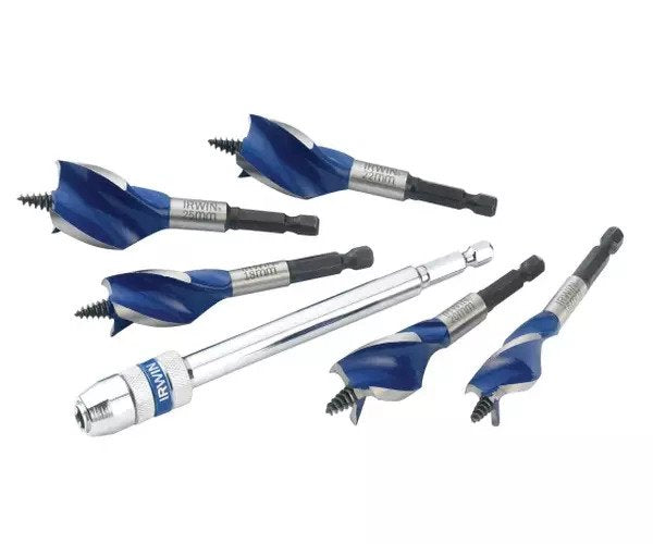 Blue Groove 6X Stubby Wood Bit Set