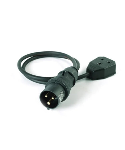 Stage Cable 16A Plug to 13A Socket Cable 1.5mm - 1m – – Now available at MTN Shop UK.