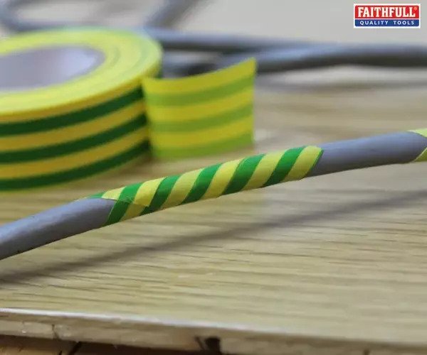 Electrical Tape Green / Yellow - imagen 3