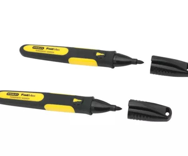 Stanley Fine Tip Marker Black (Pack 2) – – Now available at MTN Shop UK.