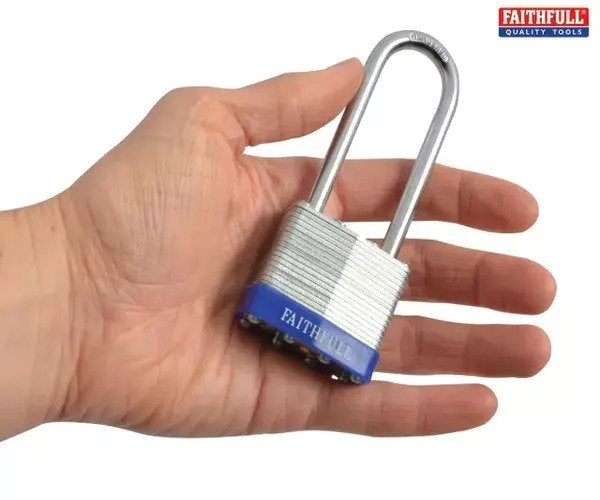 Laminated Steel Padlock - imagen 4