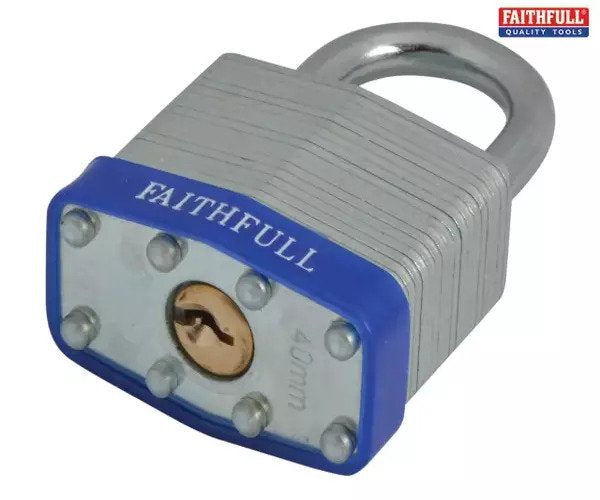 Laminated Steel Padlock - imagen 3