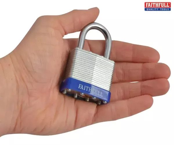 Laminated Steel Padlock - imagen 4