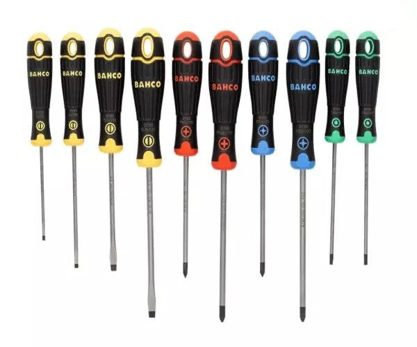 Coloured Handle Screwdriver Set