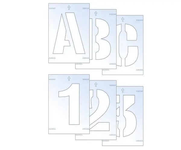 Letter & Number Stencil Kit