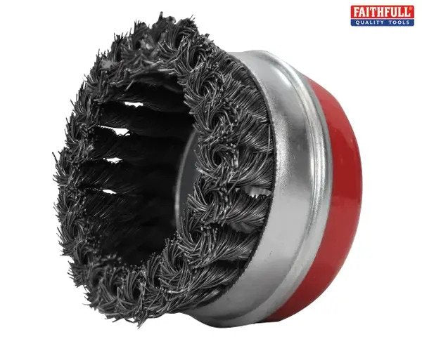 Wire Cup Brush Twist Knot - imagen 2