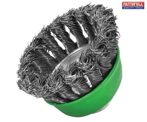 Wire Cup Brush Twist Knot - imagen 2