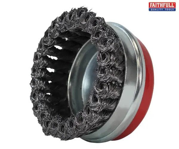 Wire Cup Brush Twist Knot - imagen 2