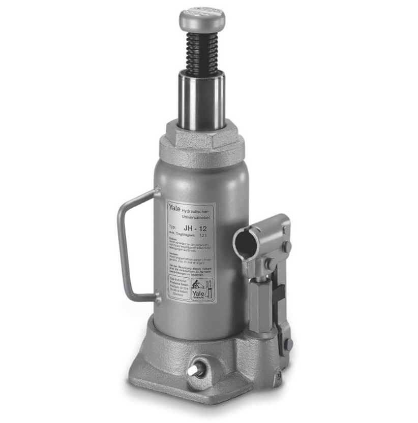 Yale Universal Hydraulic Bottle Jacks JH 2,000-50,000 KG – Capacity 2 - 50 tUniversal jacks supply high forces for general operations like lifting, pushing, moving, supporting of all kind of loads. – Now available at MTN Shop UK. - imagen 4
