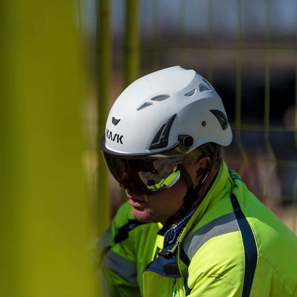 Kask Hard Hat - Plasma (White, in use)