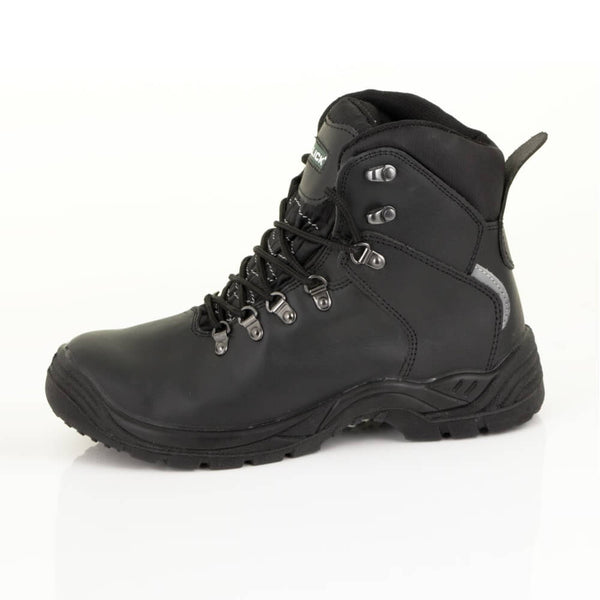 Click Metatarsal Boots – Using Poron XRD technology, these metatarsal boots with a robust design are S3 SRC certified, offering excellent slip resistance and metatarsal impact protection. Upper in water resistant leather. – Now available at MTN Shop UK.