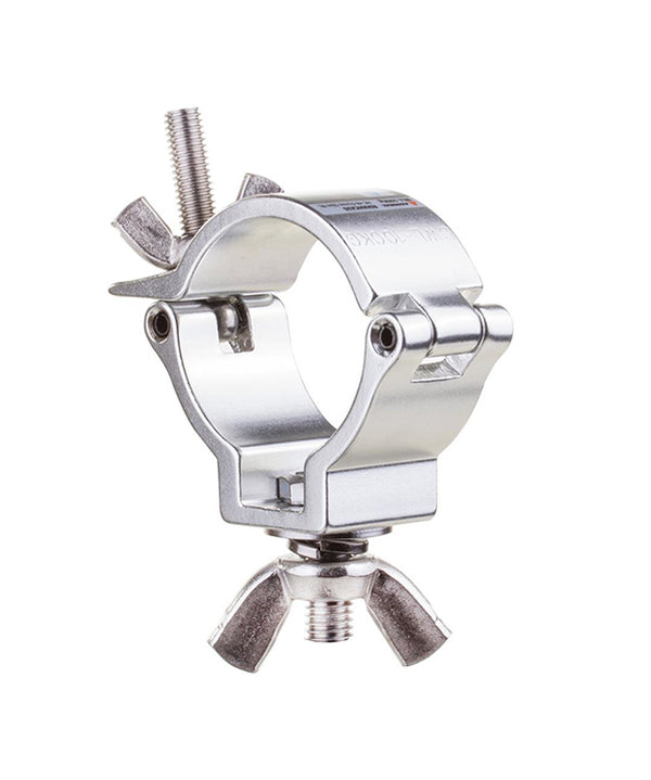 Slim 30mm Halfcoupler with 100kg WLL in silver