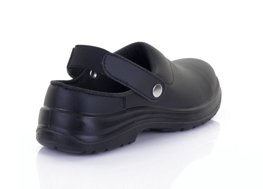 Click Safety Clogs – These safety toe clogs are EN ISO 20345: 2011 SB A E SRC certified with anti-bacterial lining and insole as well as excellent slip resistance. It features an open back slip-on design. – Now available at MTN Shop UK. - imagen 6