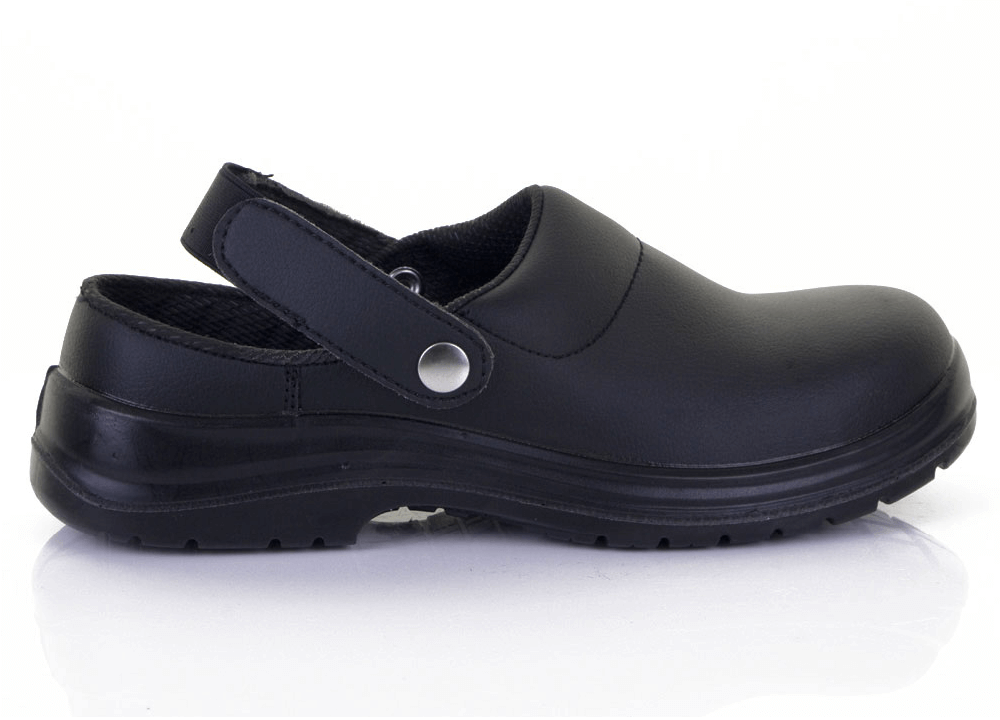 Click Safety Clogs – These safety toe clogs are EN ISO 20345: 2011 SB A E SRC certified with anti-bacterial lining and insole as well as excellent slip resistance. It features an open back slip-on design. – Now available at MTN Shop UK. - imagen 5