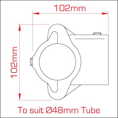 Doughty Modular Tee(Magnesium Alloy) fits ⌀48mm Bar and is offered by MTN Shop EU - imagen 6