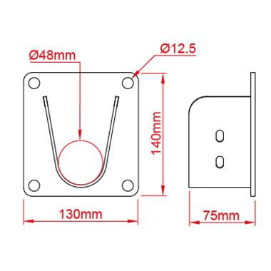 Doughty 48mm Wall Hanger – second image