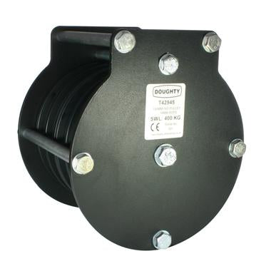 Doughty Heavy Duty Quin Sheave Pulley – These Quin Sheave Pulleys constructed from nylon sheaves together with ball raced bearings for friction-free operation. ⌀100mm,150mm&200mm sheaves available. For Heavy Duty. – Now available at MTN Shop UK.