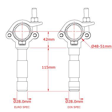 Doughty Lightweight Big Ben Clamp(w/28mm Spigot)- MTN Shop EU - imagen 4