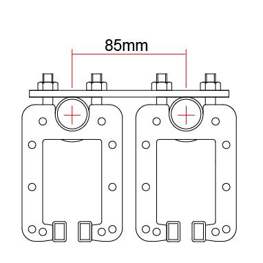 Doughty Sixtrack Overlap Bracket is supplied by MTN Shop EU - imagen 3