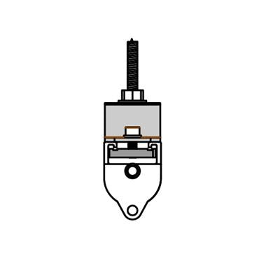 Doughty Rail Top Hat Bracket (Steel) comes with 2 sizes and is supplied by MTN Shop EU - imagen 5