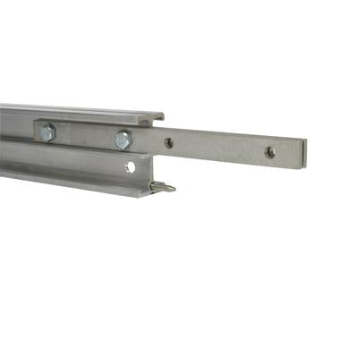 Doughty Studio Rail - Joiner Kit – A Joiner kit comprises 2 Joint Plates, 1 Joint Pin and 4 fasteners. The Joint Pin enables the rail ends to supported during installation and aligned exactly for smooth running carriages. – Now available at MTN Shop UK.