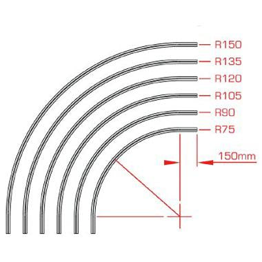 Doughty Studio Rail 60 - Curved Section – Studio Rail 60 curves are available in 6 standard radii & in 2 finishes. It features a unique joint pin system which aids assembly & joint alignment. High Quality. Fast Delivery. – Now available at MTN Shop UK. - imagen 2