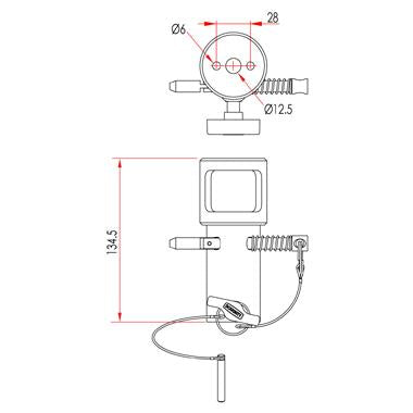 Doughty Studio Rail 3 Point Receiver (Aluminum). Supplied by MTN Shop EU. - imagen 2
