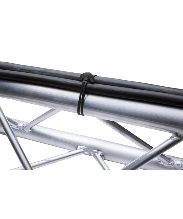 Cables attached to a truss with black T-fix cable wrap - imagen 5