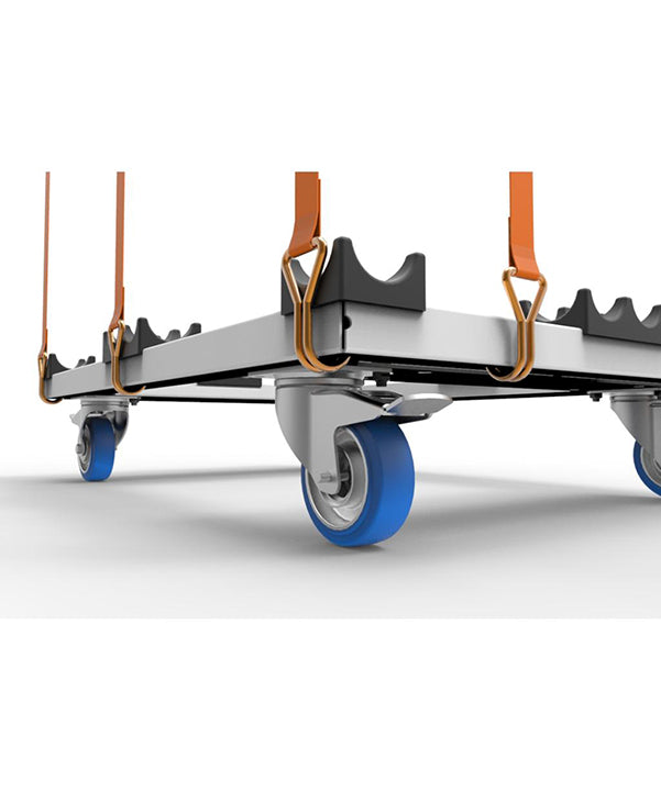 Lifting hooks attached to Strong Boy Combi Dolly with 4x Braked Castors - imagen 6