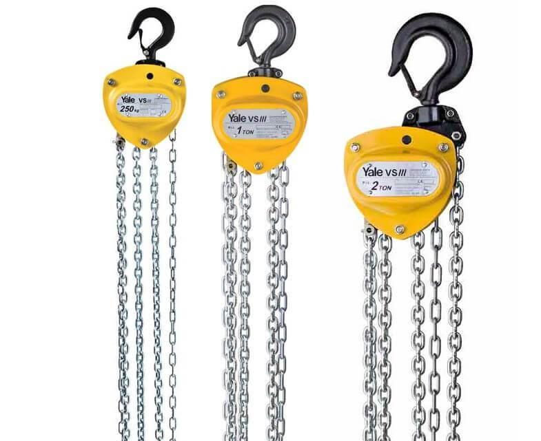 Yale Hand Chain Hoist(VSIII). Capacity: 250kg - 5000kg. Supplied by MTN Shop EU - imagen 4