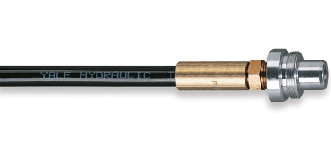 Yale Hydraulic Hoses – Yale Hydraulic Hoses Durable but highly flexible thermoplastic hydraulic hoses guarantee a very long life. The 4-layer build-up includes 2 layers of high tensile steel fabric and robust fitting. – Now available at MTN Shop UK. - imagen 3