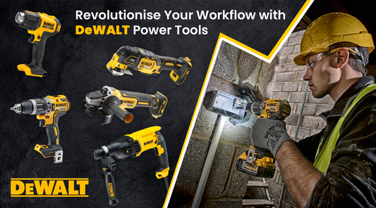 Revolutionise Your Workflow with DeWALT Power Tools– Now available at MTN Shop UK.