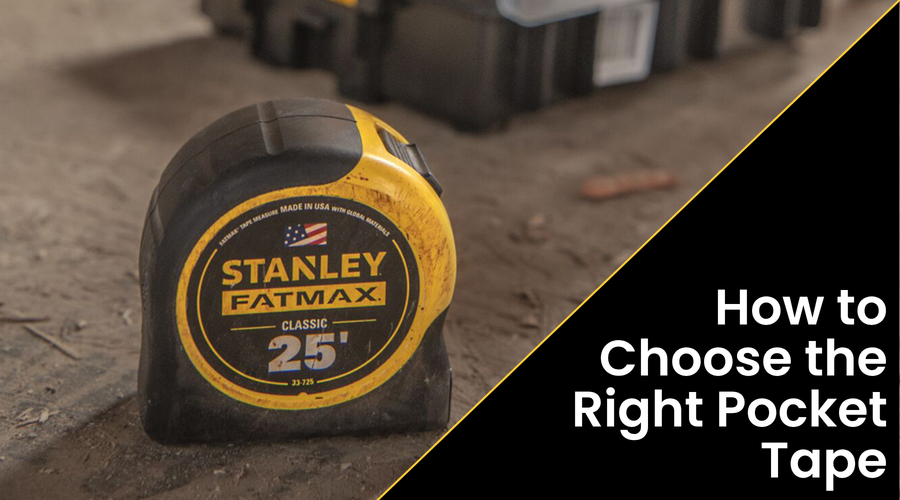 How to Choose the Right Pocket Tape