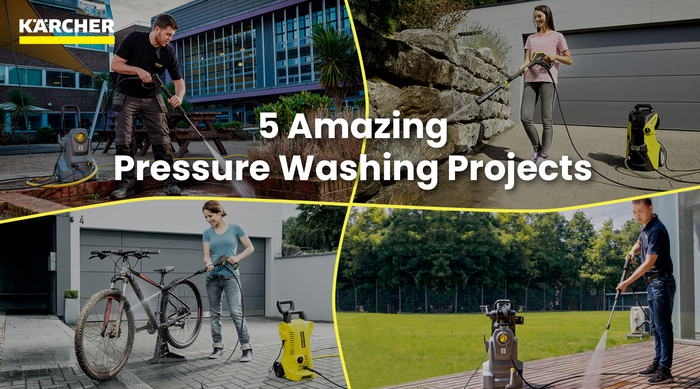 Unlock the Potential of Your Garden with Karcher: 5 DIY Pressure Washing Projects– Now available at MTN Shop UK.