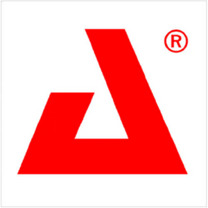 AED Logo red with white background. Shop in MTN Shop UK