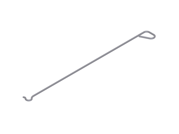Metal hook on a white background
