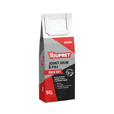 Toupret Quick Dry Joint Skim & Fill 5kg – – Now available at MTN Shop UK.