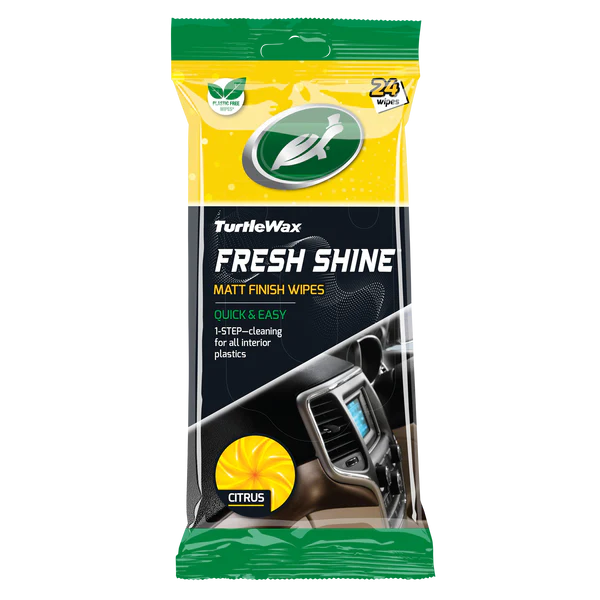 Turtle Wax Fresh Shine Matt Wipes, Citrus (Pack of 24) – – Now available at MTN Shop UK.